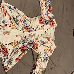 Mid sleeve romper